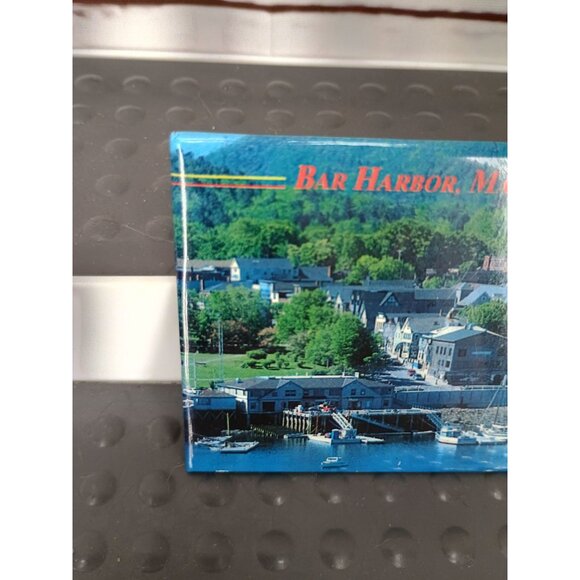 Bar Harbor Maine Souvenir Fridge Magnet -‎ Scenic Harbor View - Picture 4 of 5